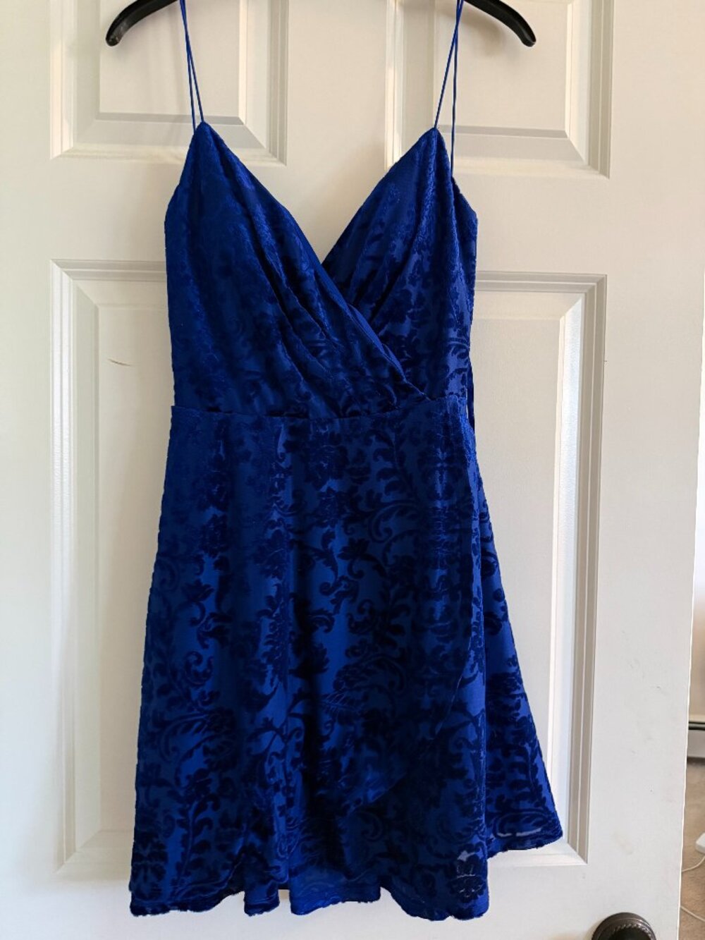 Junior Girls Blue Party Dress Size M